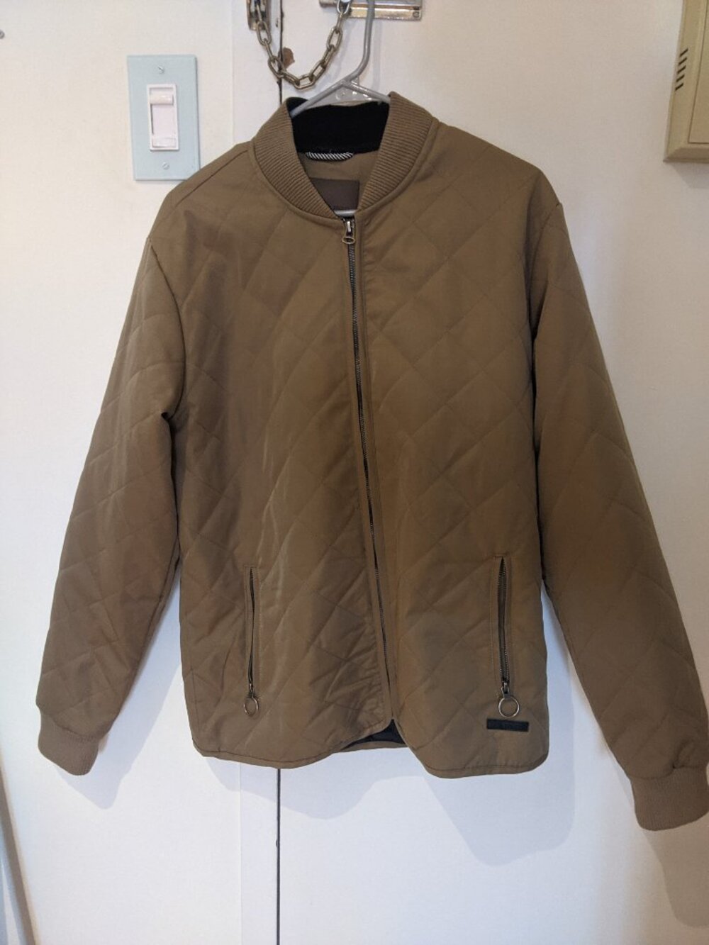 Quilted Bomber Jacket